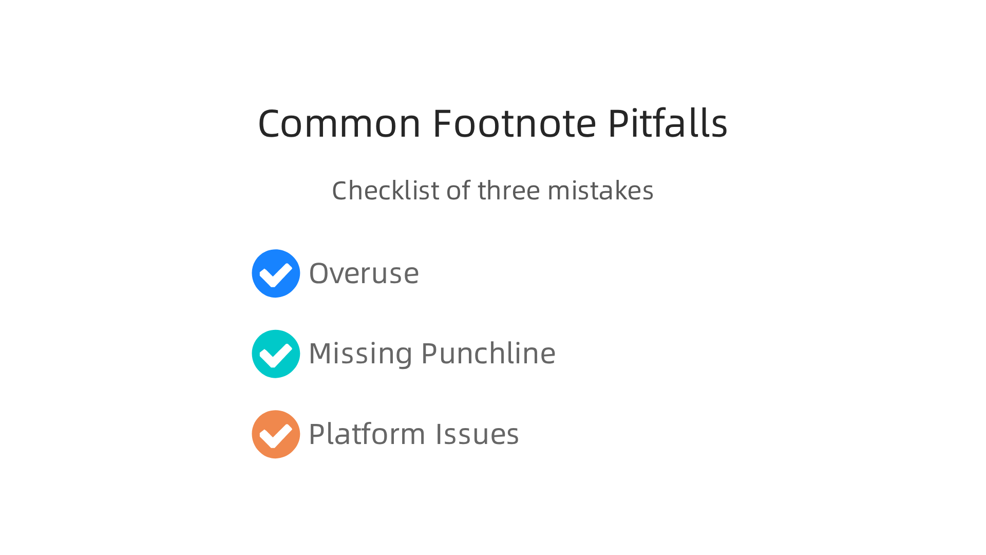 Key pitfalls to avoid ensuring your funny footnotes remain engaging and humorous.
