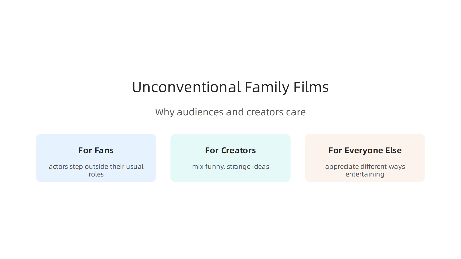 Discover the varied reasons audiences, creators, and film enthusiasts appreciate absurdist family comedies.